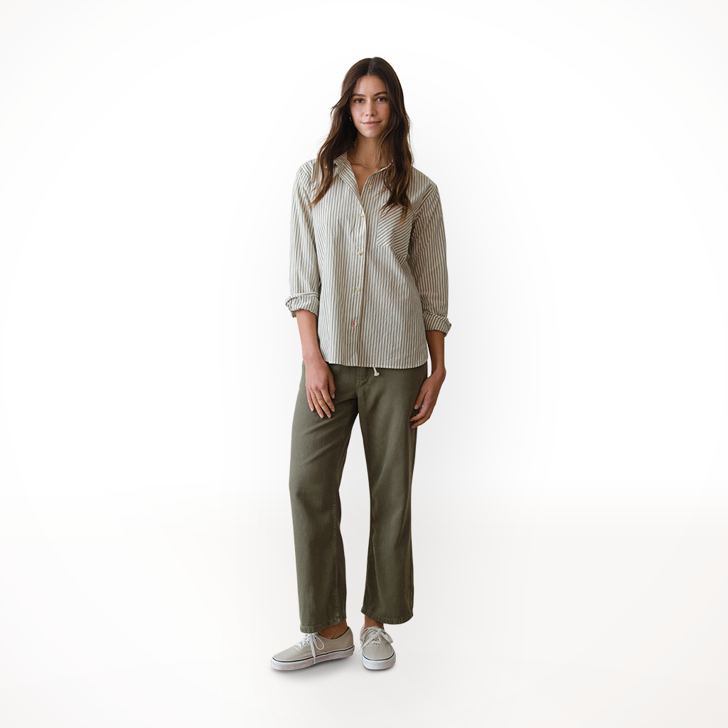 Jane Relaxed Shirt in Cali Poplin — Women's