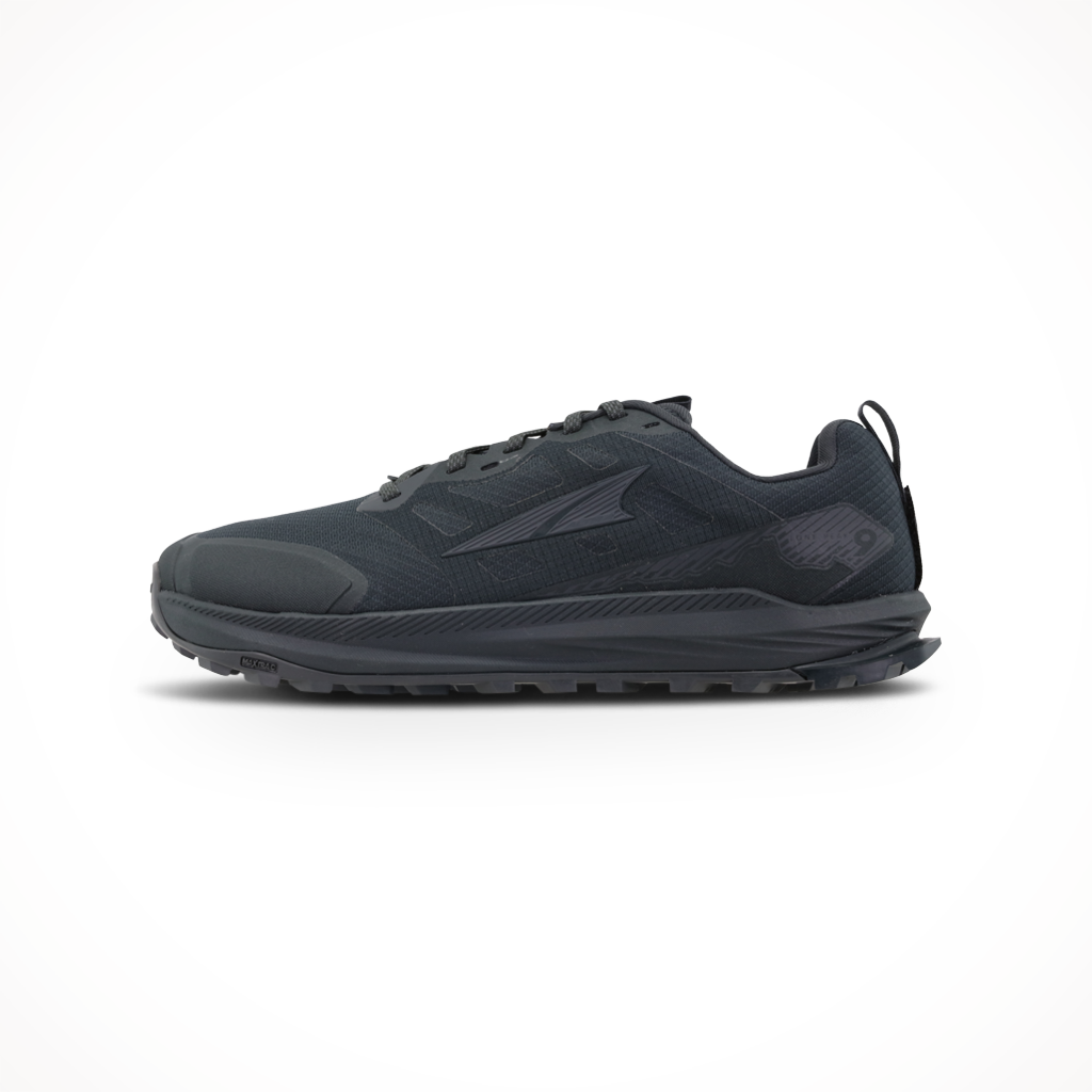 Product image: Altra Lone Peak 9 Black Mens 2025, shown in primary marketing view.