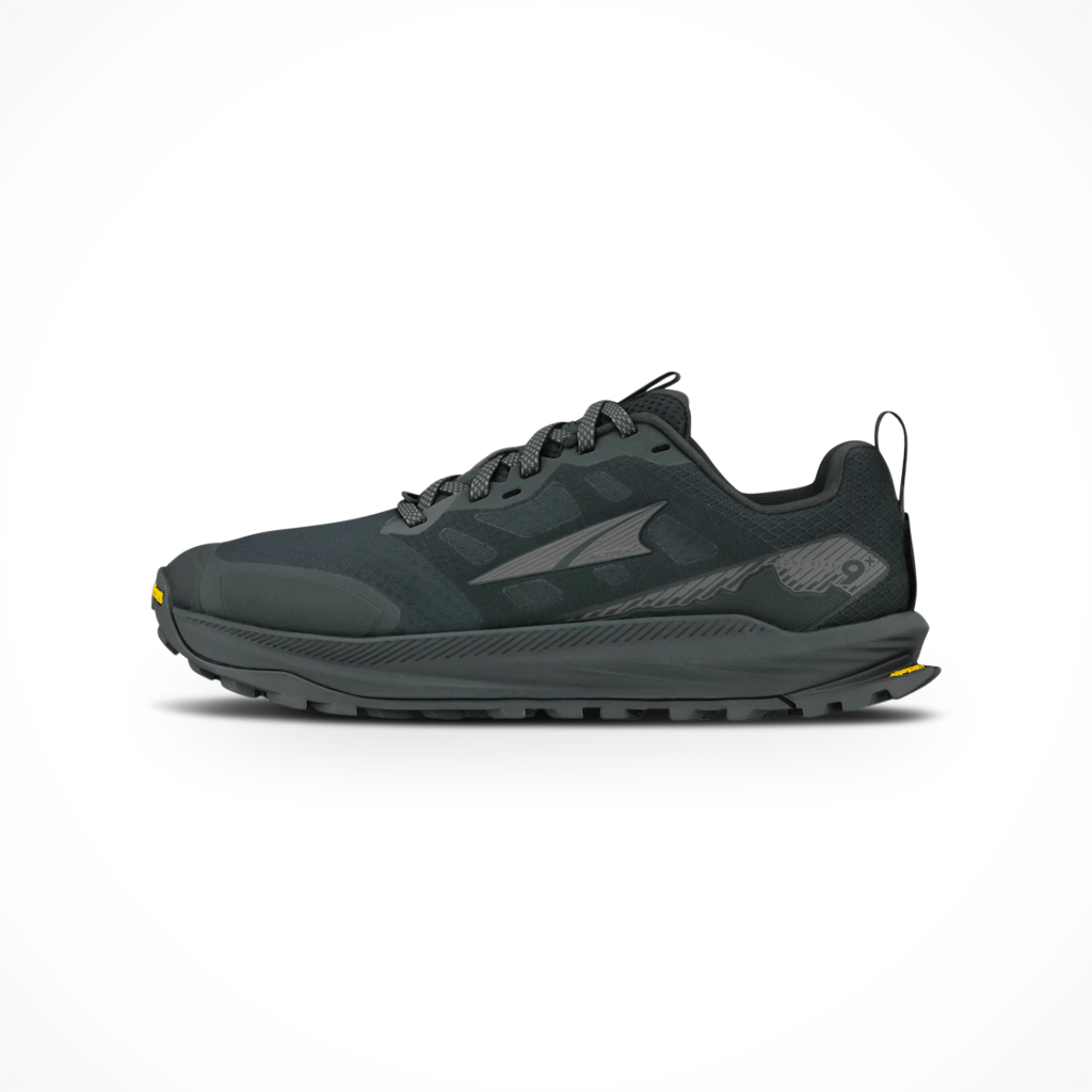 Product image: Altra Lone Peak 9 Black Womens 2025, shown in primary marketing view.