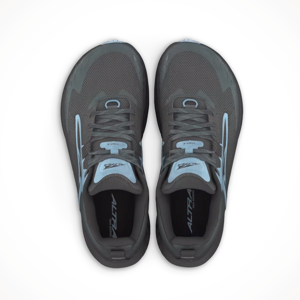Product image: Altra Womens Timp5Black Grey, shown from above.
