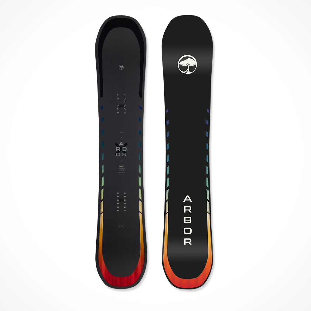 Product image: Arbor Formula Rocker Mens Snowboard 2024, shown from the front.