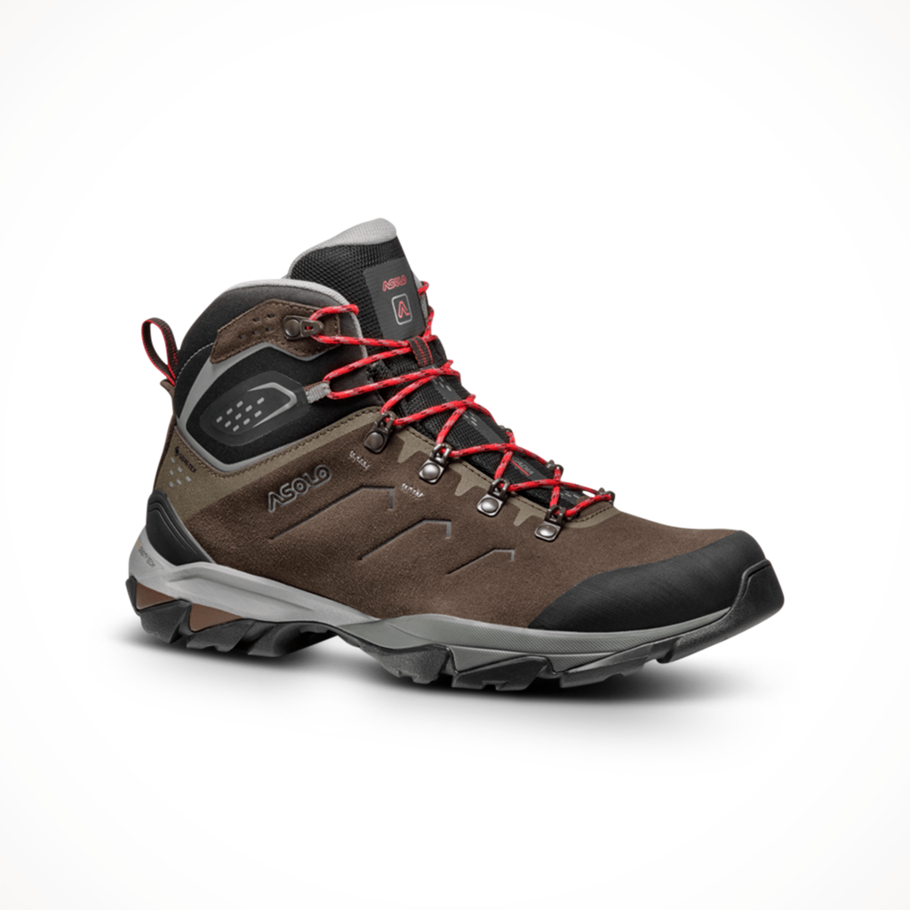 Product image: Asolo Acadia Mid Lth GTX Brown F Rost Grey Mens 2025, shown in primary marketing view.