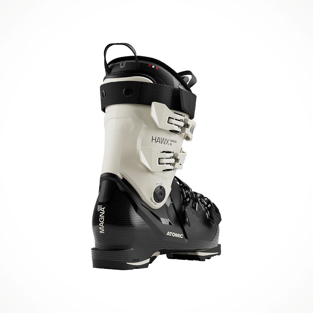 Product image: Atomic HAWX MAGNA 95 Blk Stone Womens 2026, shown from a three-quarter angled view.