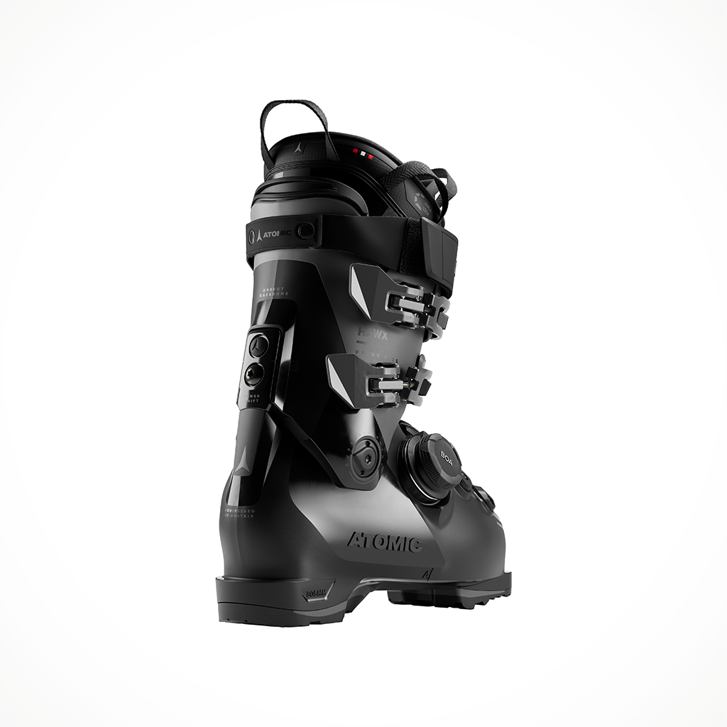 Product image: Atomic HAWX PRIME 110S BOA BLACK ANTHRACITE Mens 2026, shown from a three-quarter angled view.