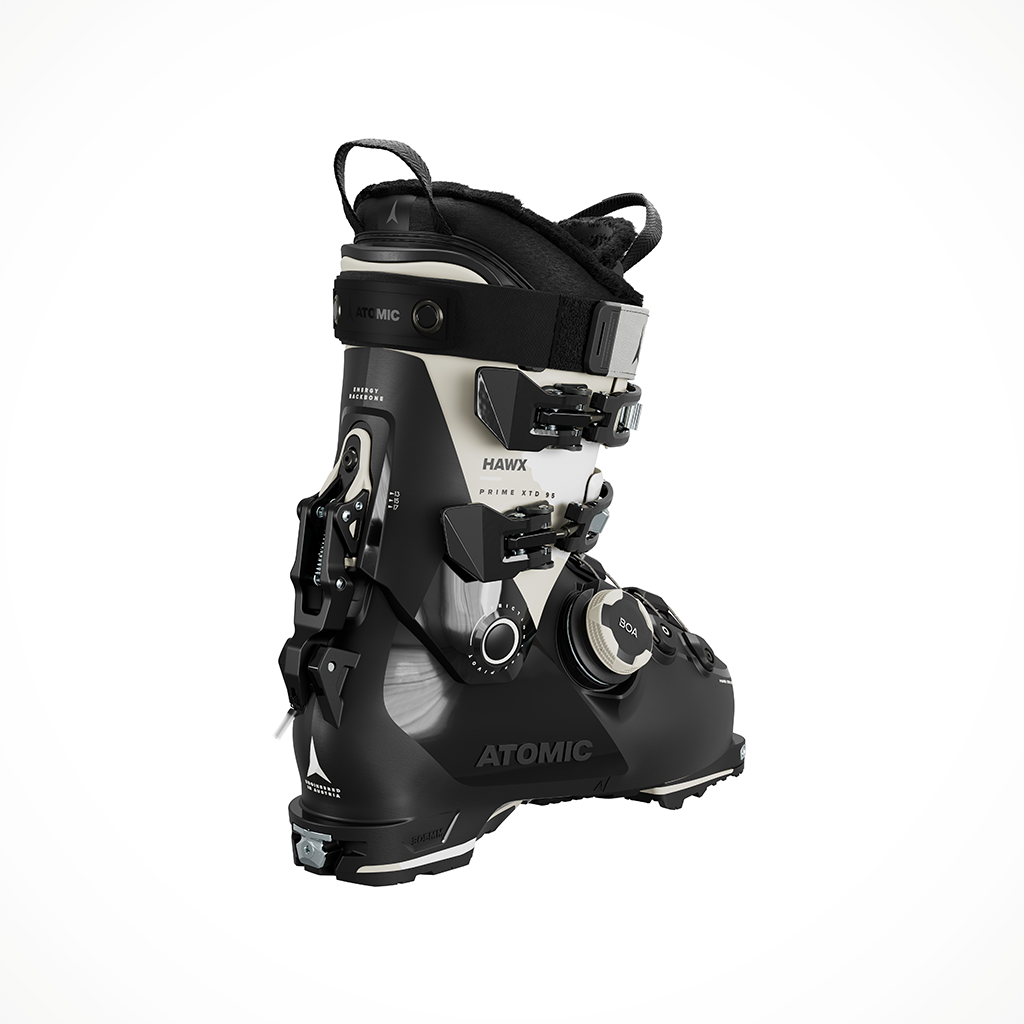 Product image: Atomic HAWX PRIME XTD 95 BOA W GW Ice Black Stone Womens 2026, shown from a three-quarter angled view.