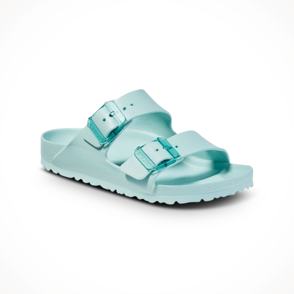Product image: Birkenstock Arizona Stealth Buckle Green Womens 2025, shown in primary marketing view.