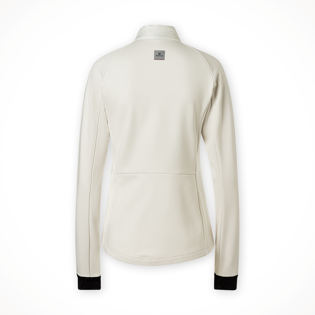 Product image: Bogner Katha Jacket Light Chalk Womens 2024, shown from the back.