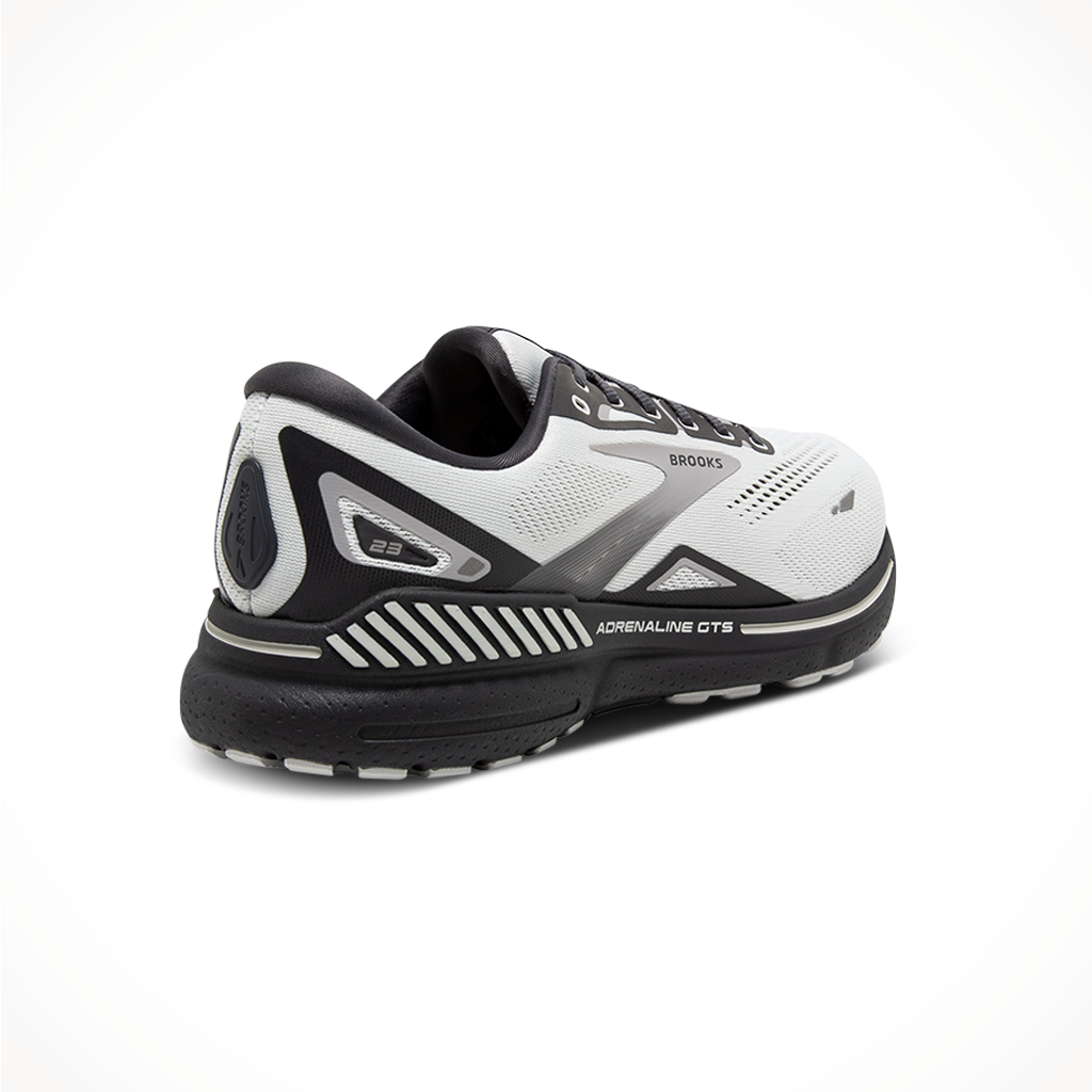 Brooks Mens Adrenaline GTS 23 Oyster Ebony Alloy Rear Side