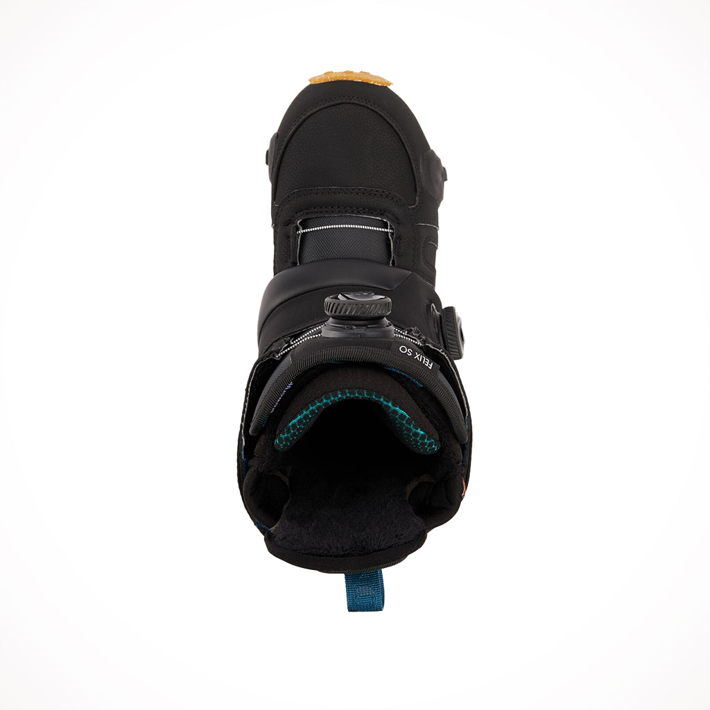 Burton Felix Step On Black Womens Snowboard Boots 2024 Top.jpg