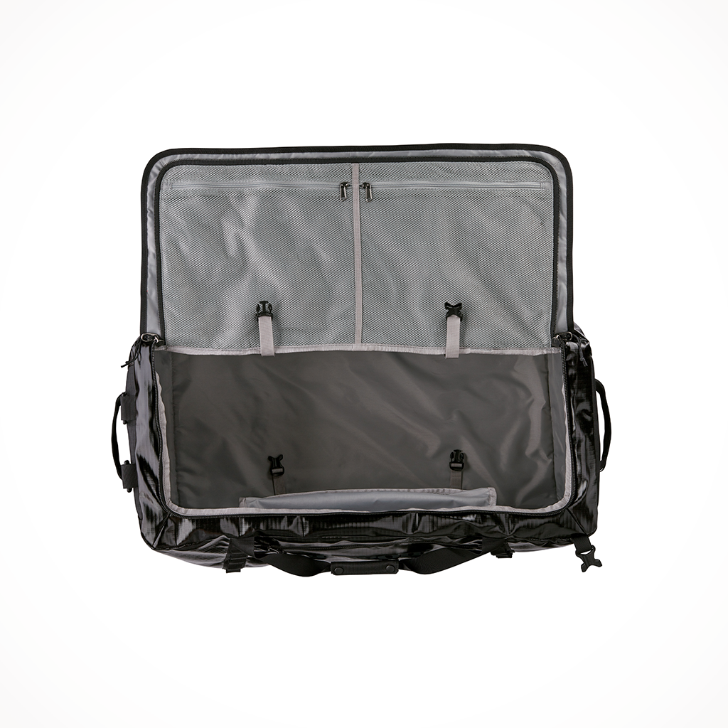 Product image: Camping Duffel Bags Patagonia Black Hole Duffel 100L Black Open.