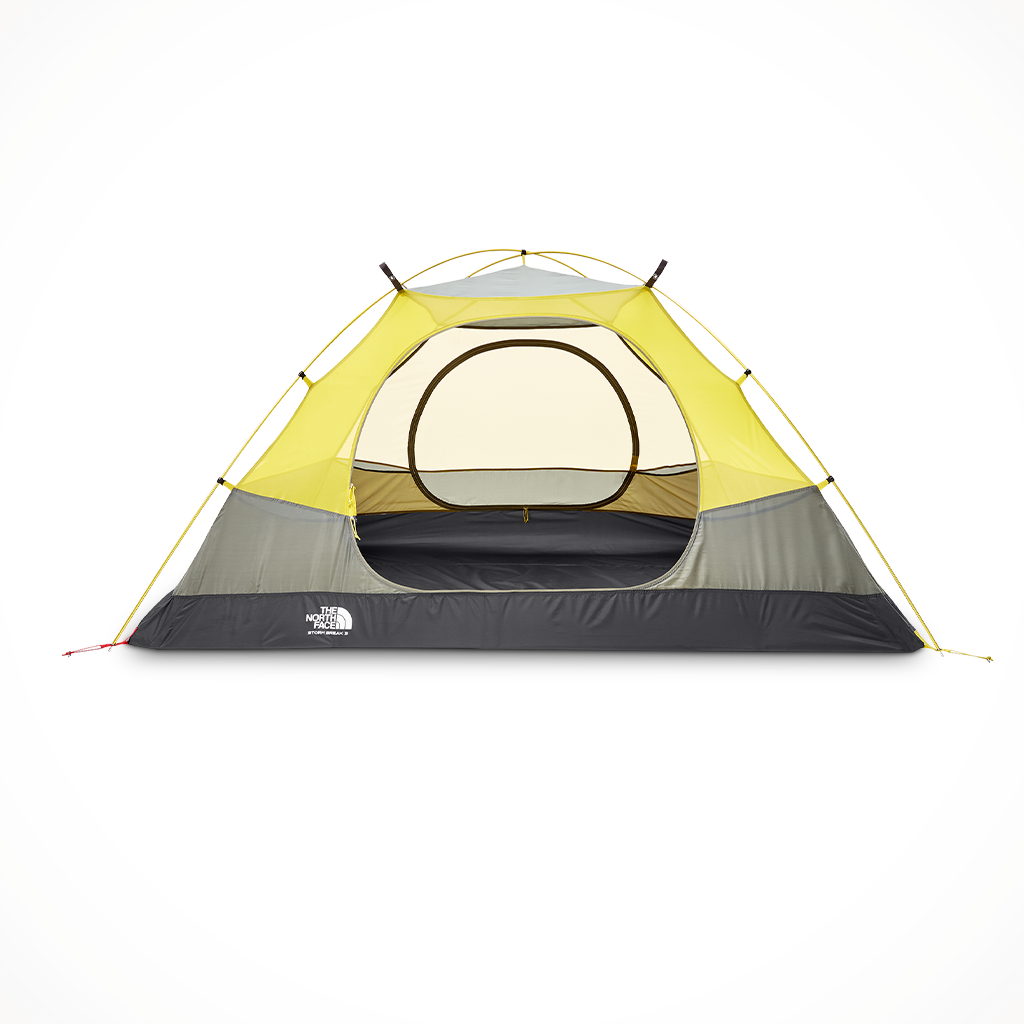 Camping Tents The North Face Stormbreak 3 Golden Oak Pavement Front
