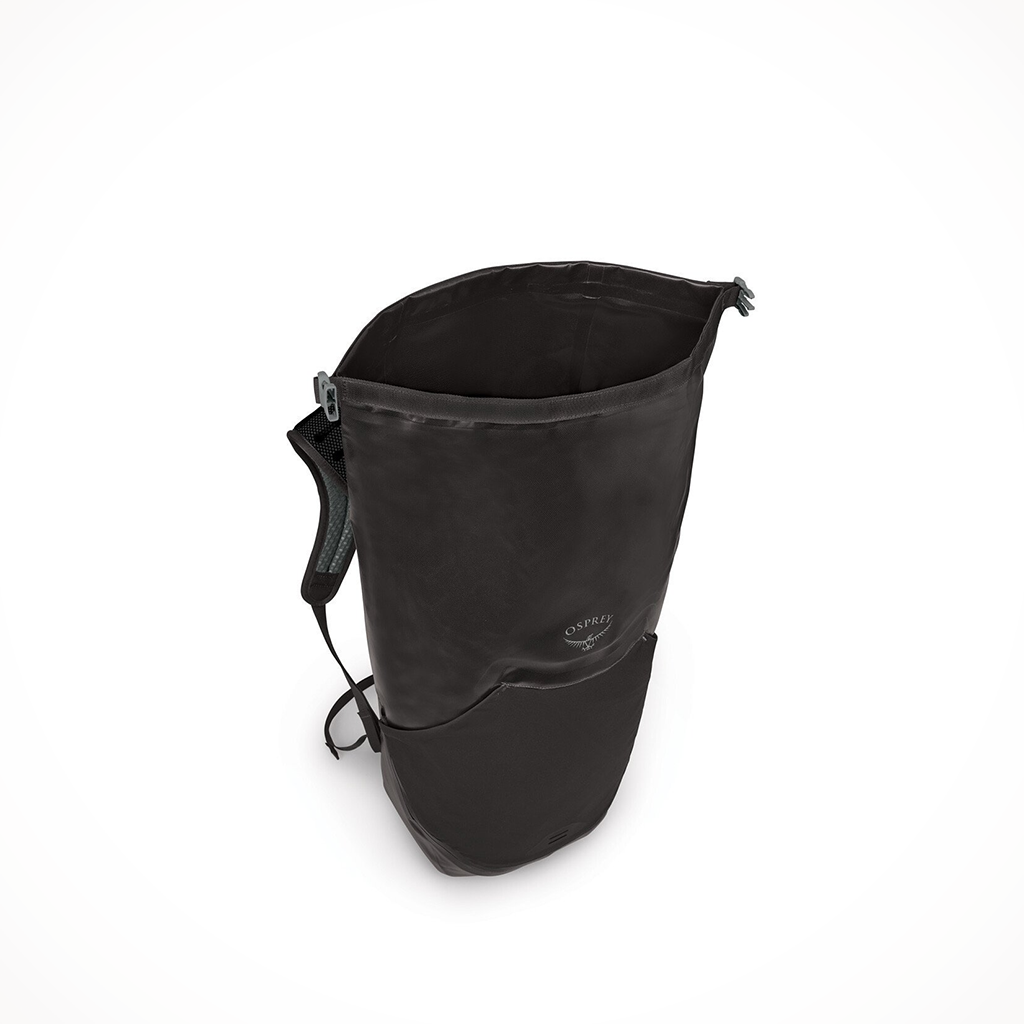 Camping Backpacks Osprey Transporter Waterproof 30L Black Open