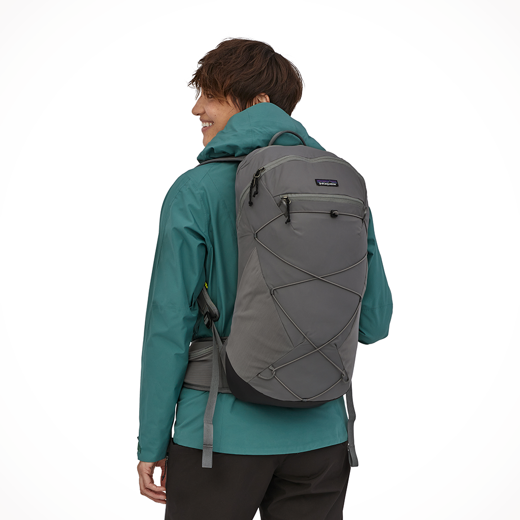 Camping Backpacks Patagonia Altvia Pack 22L Noble Grey Model Back