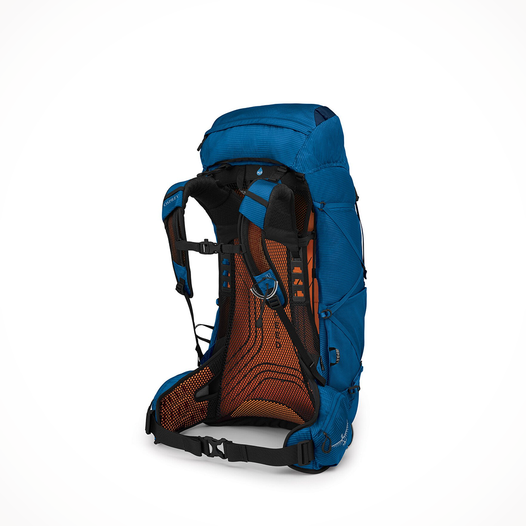 Camping Backpacks Womens Osprey Exos 48 Blue Ribbon Interior