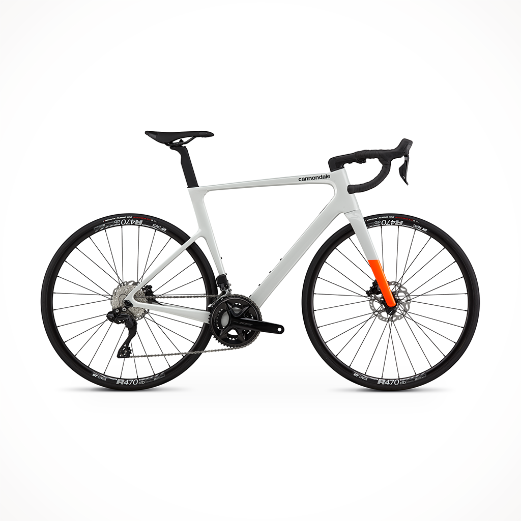 Product image: Cannondale 700 U S6 EVO Crb 3 Chalk 2023, shown in primary marketing view.