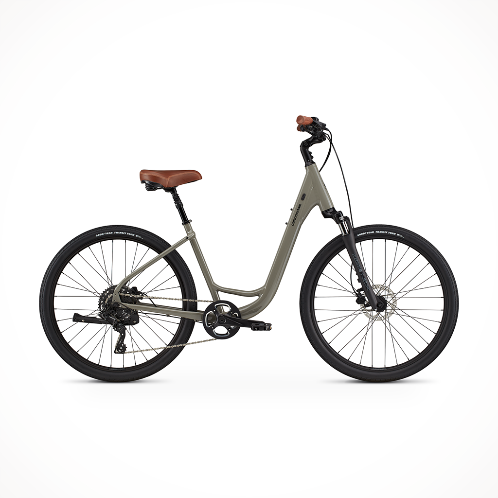 Product image: Cannondale Adventure 1 Stealth Grey Chalk, shown in primary marketing view.