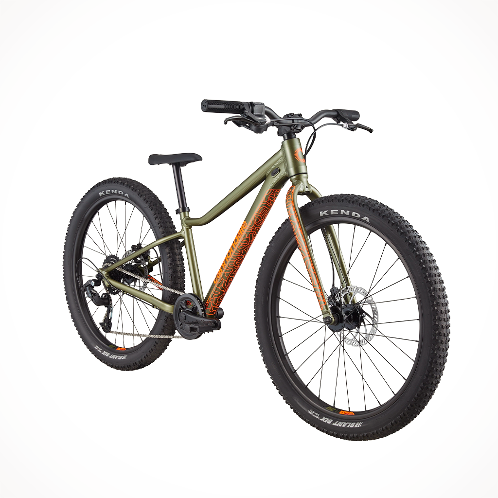 Product image: Cannondale Kids Trail Plus 24 Mantis 2025, shown from a three-quarter angled view.