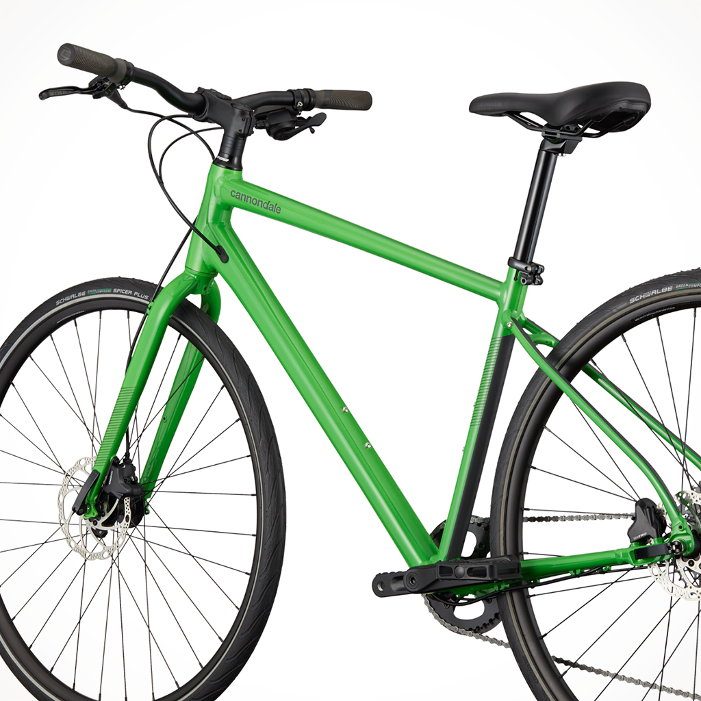 Product image: Cannondale Quick Disc 4 GRN 2024, shown from the back.