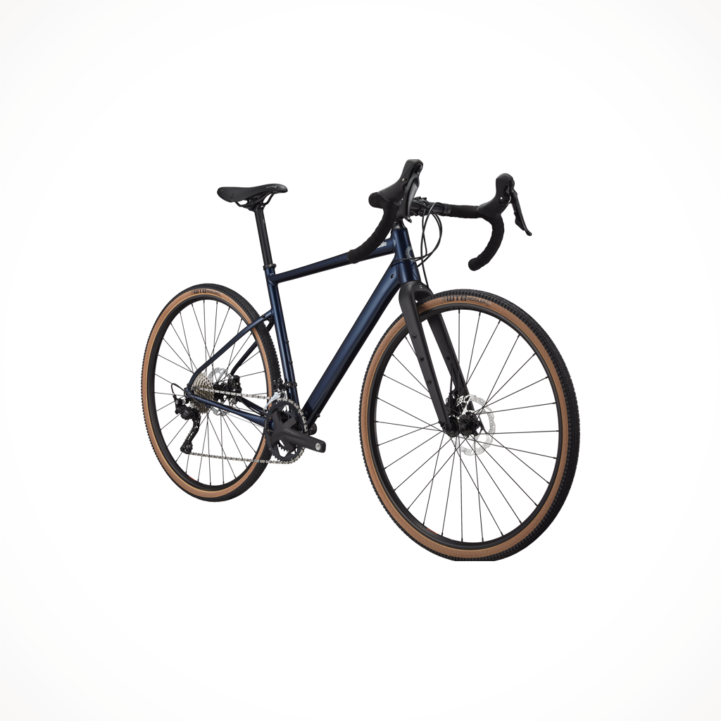 Product image: Cannondale Topstone 2 Midnight Blue 2024, shown from a three-quarter angled view.