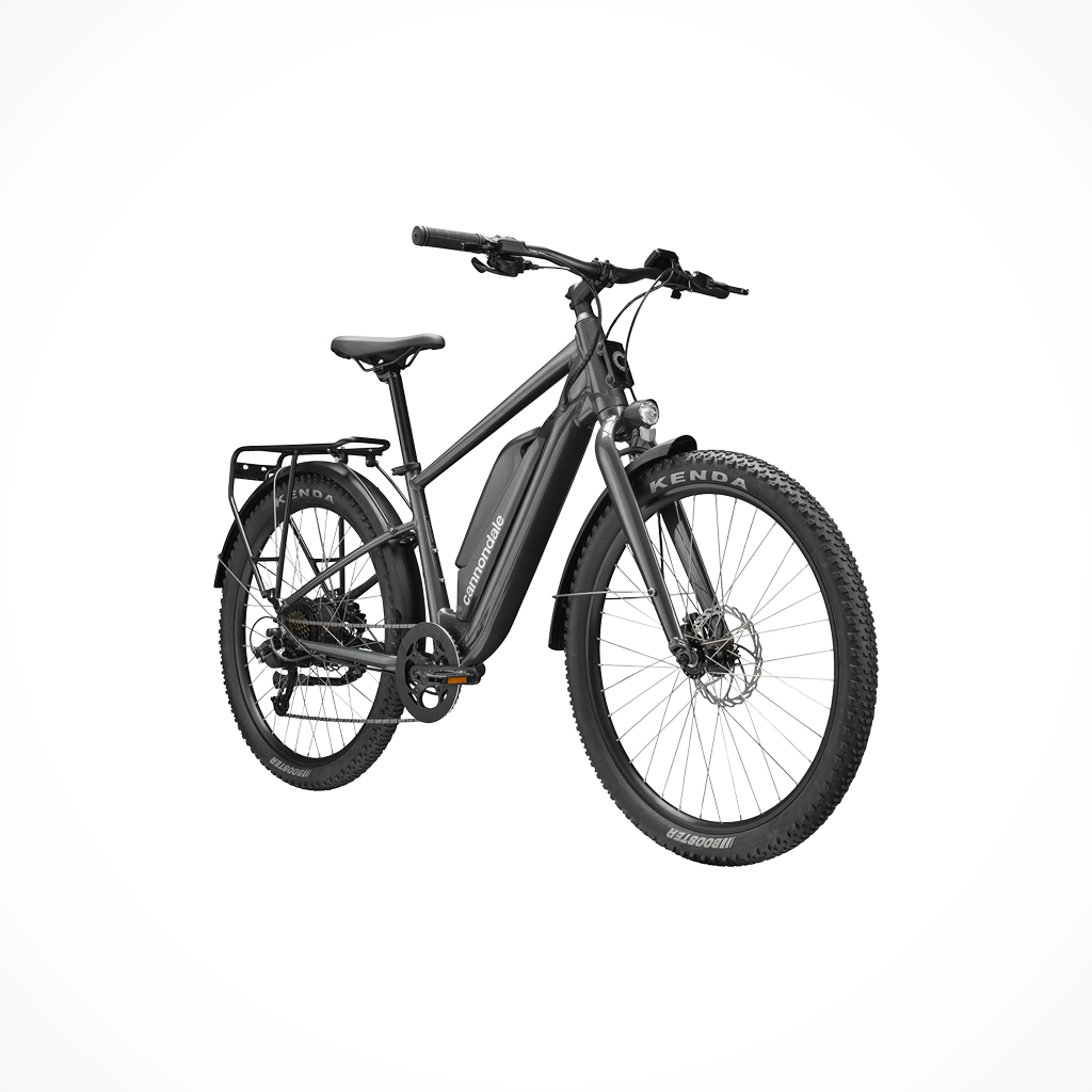 Product image: Cannondale adventure Neo A Llroad EQ graphite, shown from a three-quarter angled view.