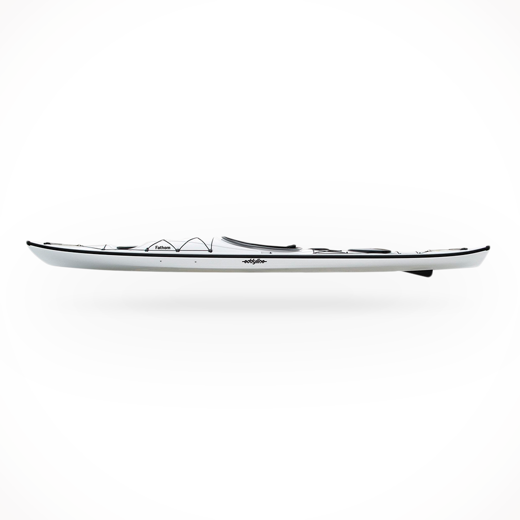 Product image: Eddyline Fathom 2025 White, shown in primary marketing view.