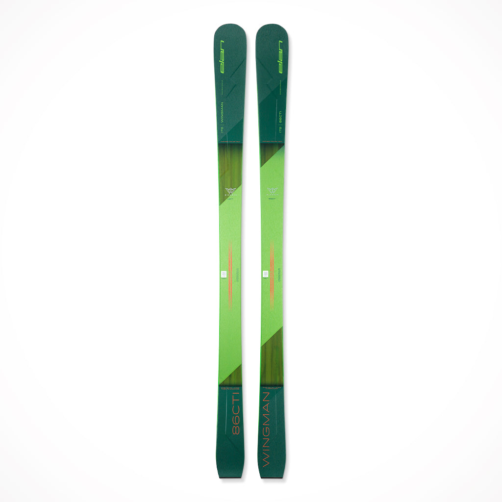 Product image: Elan Wingman 86 CTI Skis 2024, shown from the front.