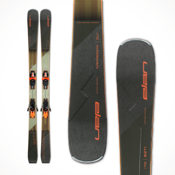 2025 Elan Wingman 82 Ti PS Skis — Ultimate All-Mountain