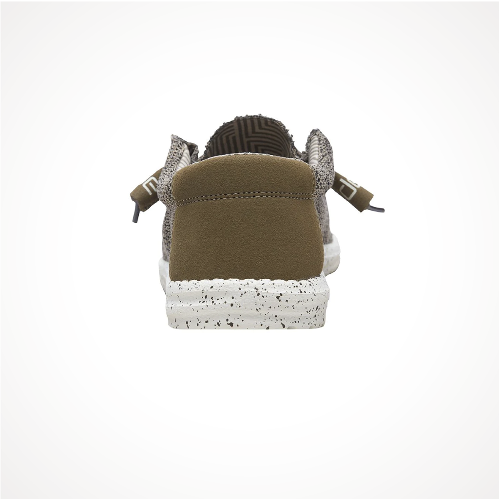 Footwear Hey Dude Mens Wally Sox Brown Heel