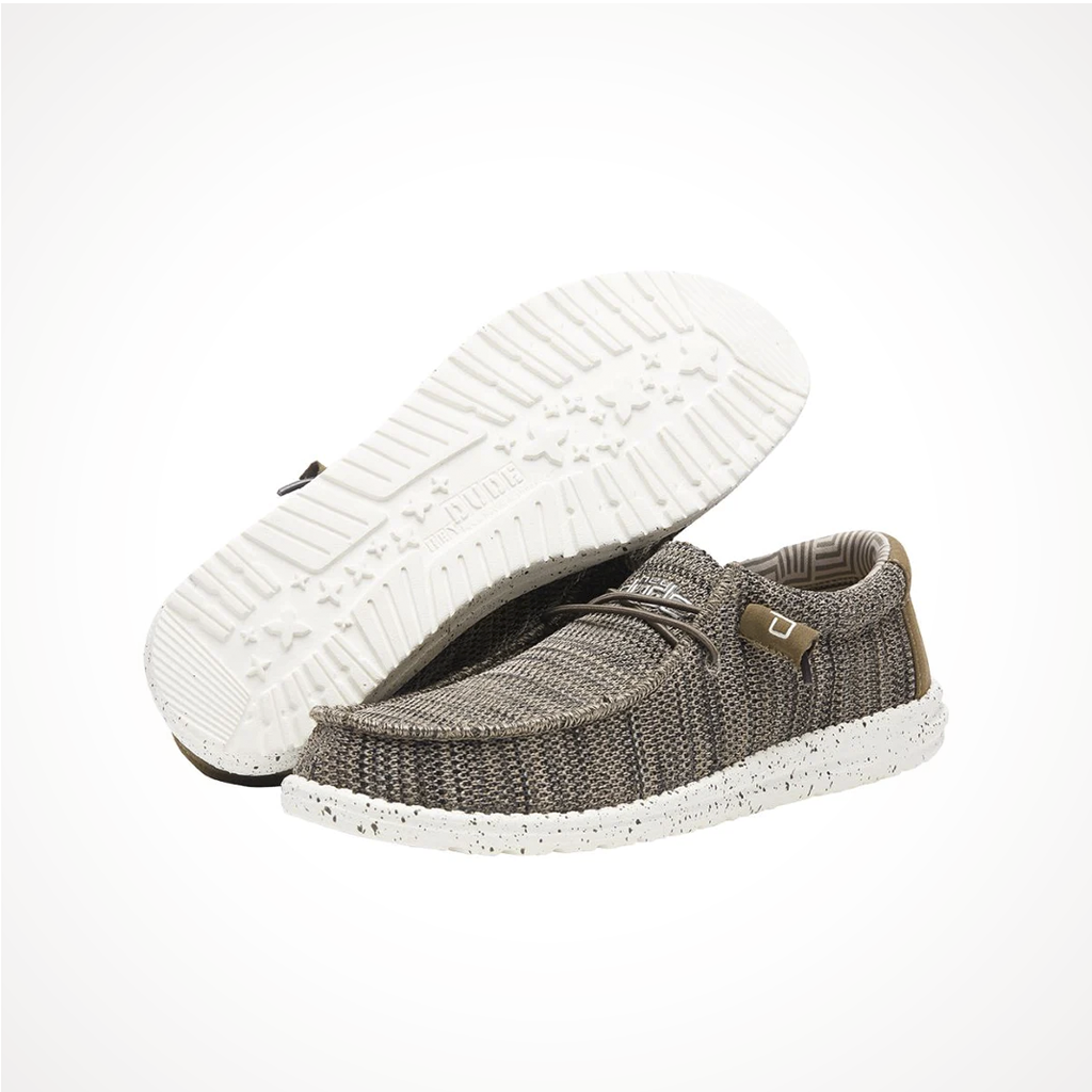 Footwear Hey Dude Mens Wally Sox Brown Iso 2