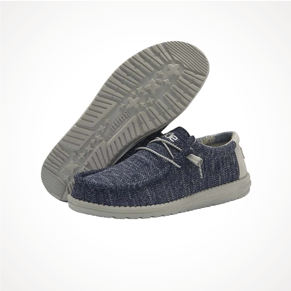 Footwear Hey Dude Mens Wally Sox Moonlit Ocean Iso 2