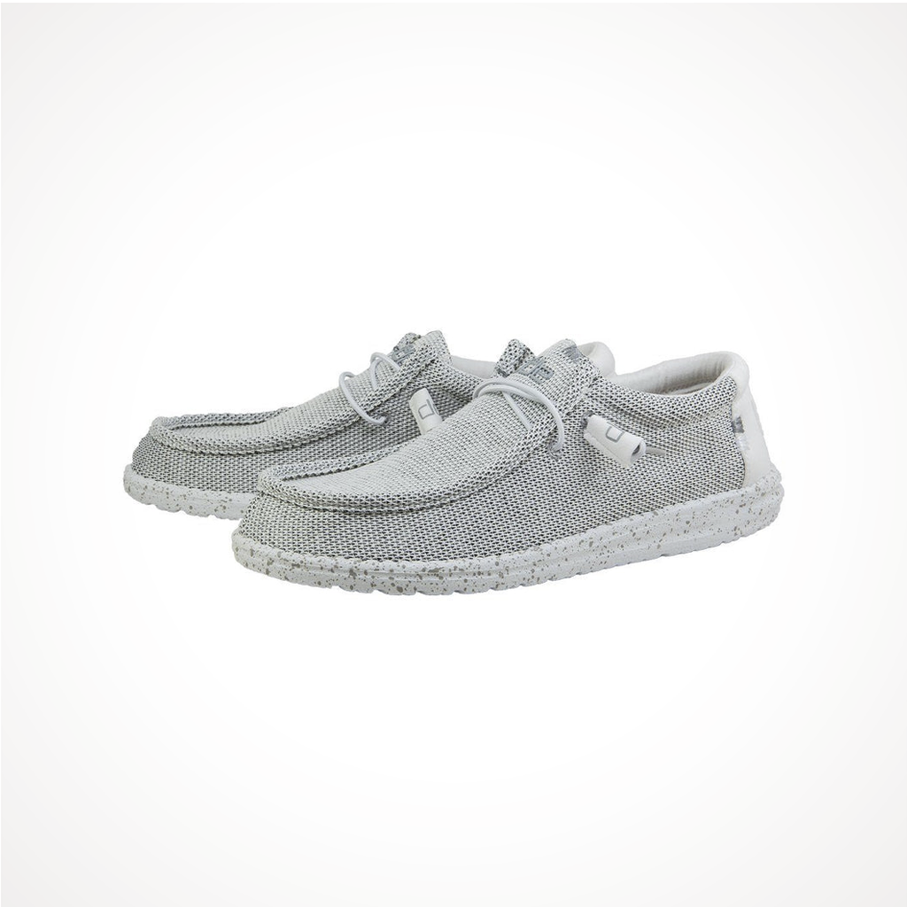 Footwear Hey Dude Mens Wally Sox Stone White Iso