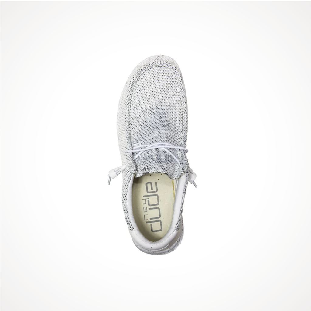 Footwear Hey Dude Mens Wally Sox Stone White Top