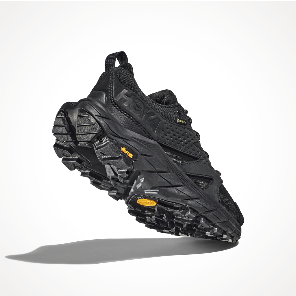 Footwear Hoka Mens Anacapa Low GTX Black Black Step