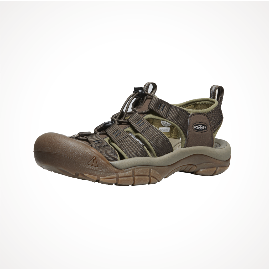 Footwear Keen Mens Newport H2 Olive Drab Canteen Iso 2