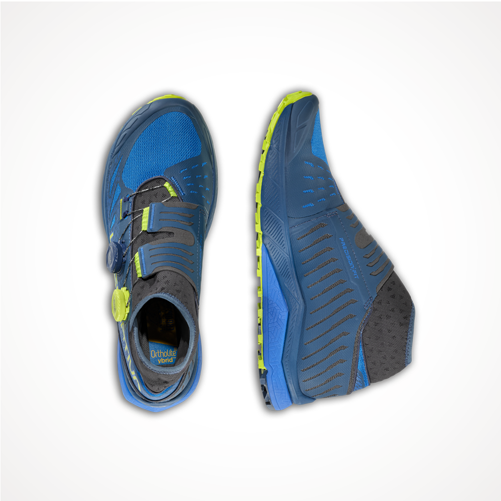 Footwear LaSportiva Mens Jackal II BOA Storm Blue Lime Punch Top