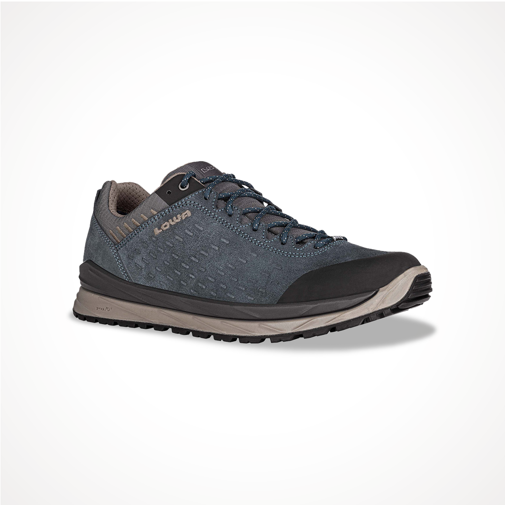 Footwear Lowa Mens Malta GTX Lo Steel Blue Dune Iso