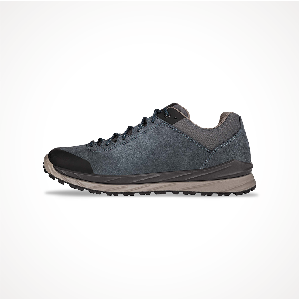Footwear Lowa Mens Malta GTX Lo Steel Blue Dune Side 2