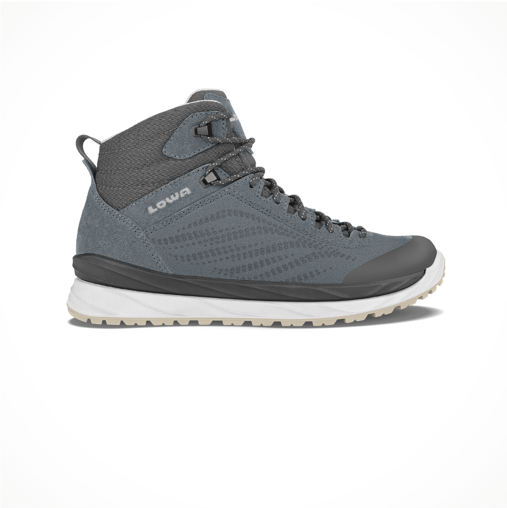 Footwear Lowa Womens Malta GTX Mid Denim Side