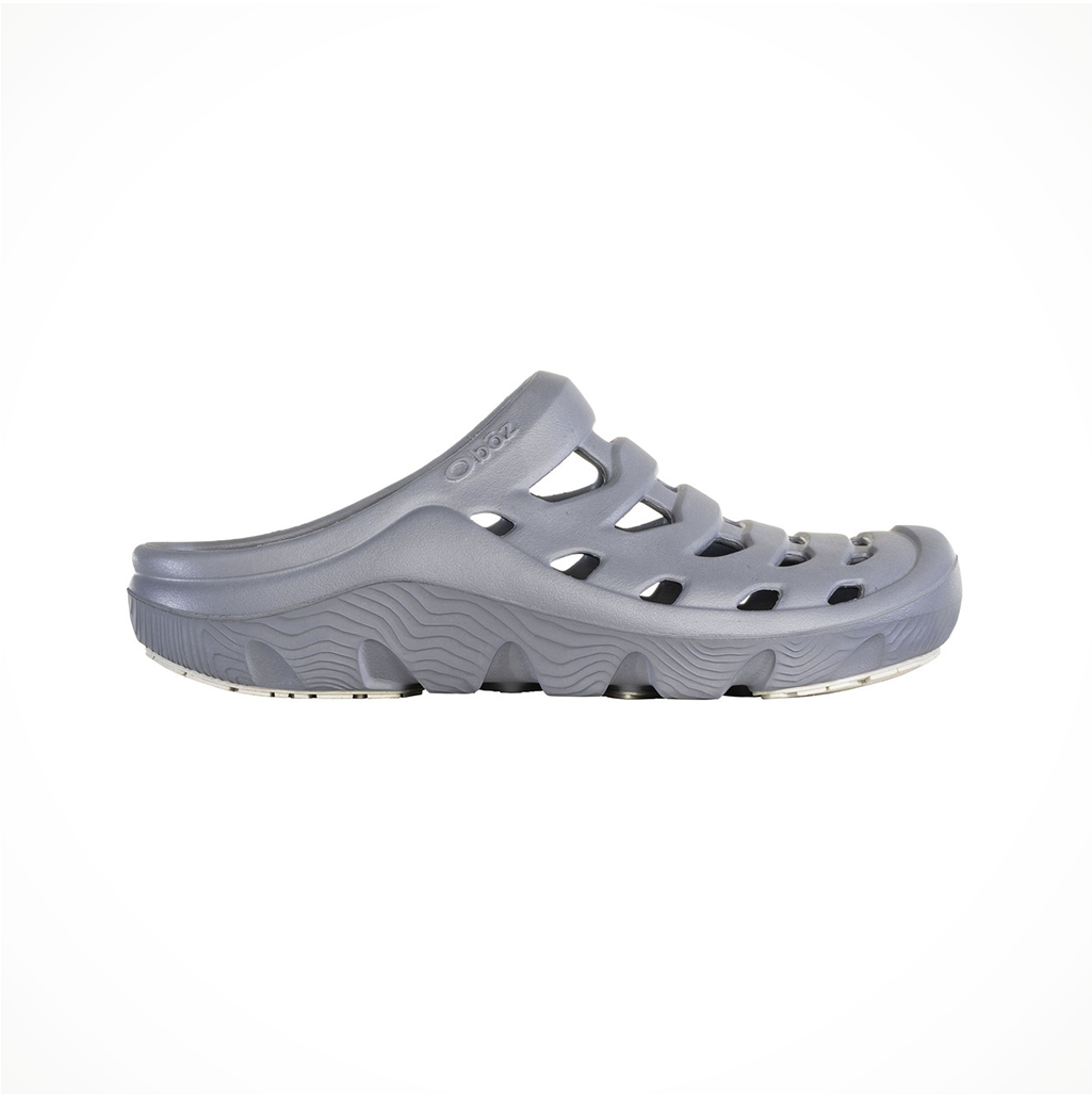 Product image: Footwear Oboz Unisex Whakata Coast Mineral, side profile view.