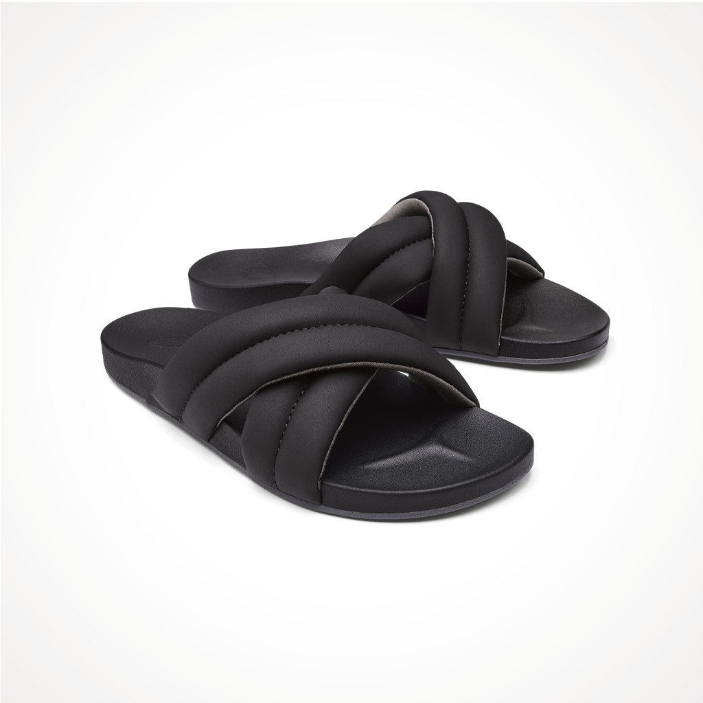 Footwear Olukai Womens Hila Black Iso