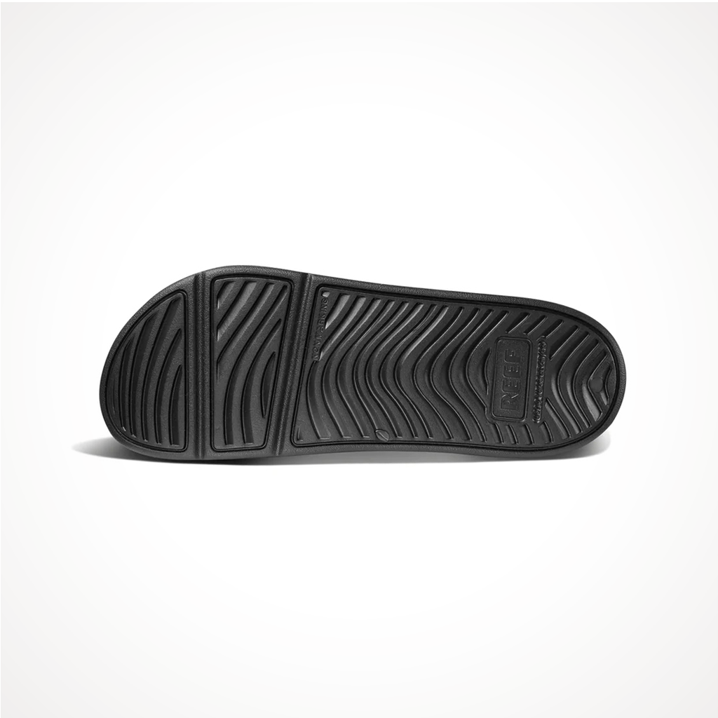 Product image: Footwear Reef Mens Oasis Double Up Black, showing the outsole tread pattern.