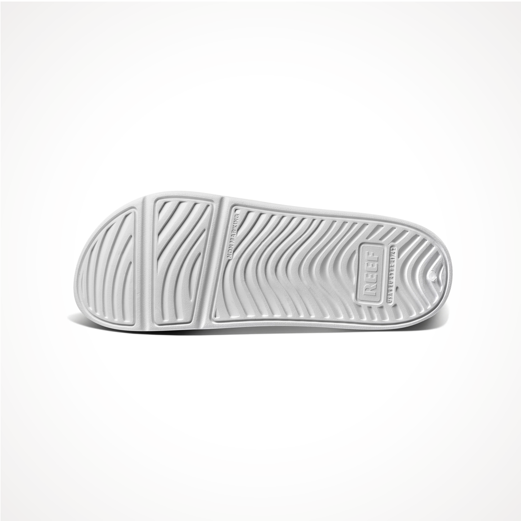 Product image: Footwear Reef Mens Oasis Double Up Blanc de Blanc, showing the outsole tread pattern.