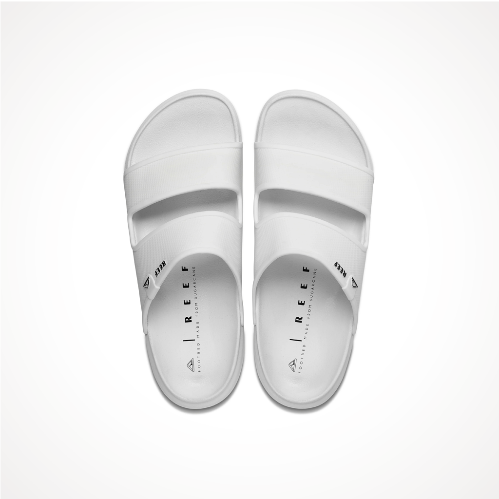 Product image: Footwear Reef Mens Oasis Double Up Blanc de Blanc, shown from above.