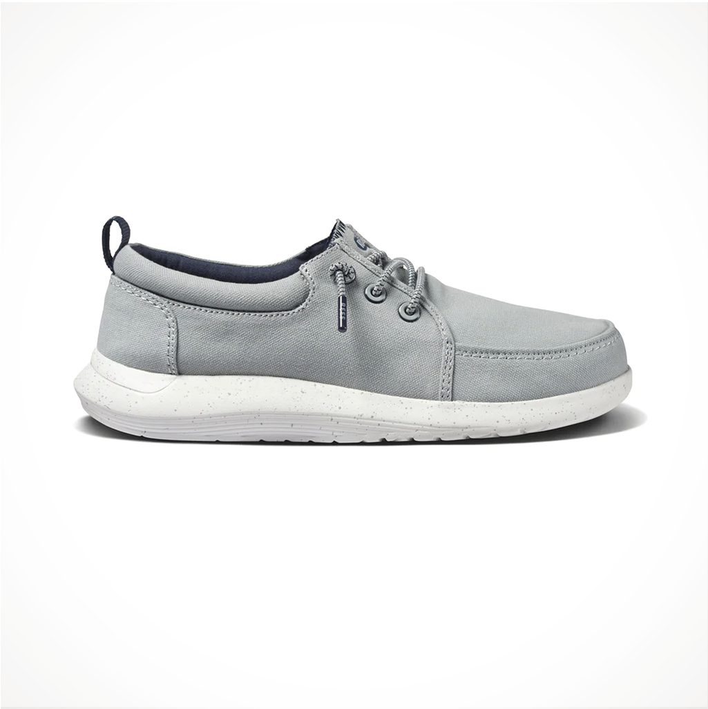 Product image: Footwear Reef Mens Swellsole Cutback Grey, shown from a three-quarter angled view.