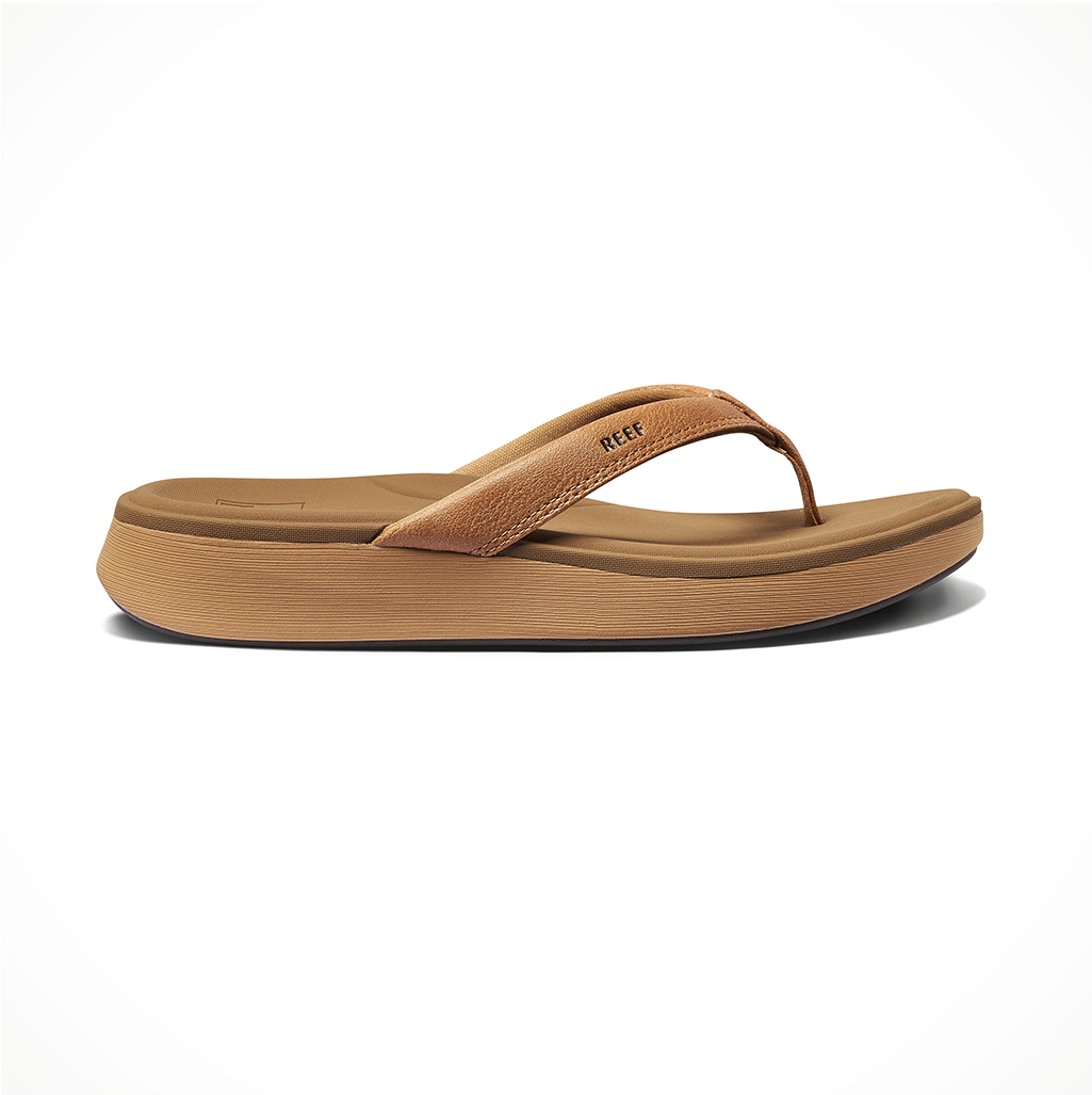 Product image: Footwear Reef Womens Cushion Cloud Natural, side profile view.