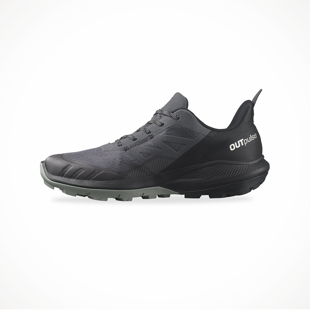 Product image: Footwear Salomon Mens Outpulse GTX Magnet Black Wrought Iron Side 2.
