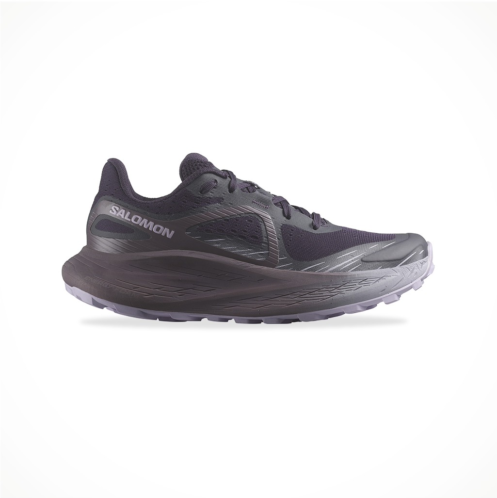 Footwear Salomon Womens Glide Max TR Wide Nightshade Orchid Side