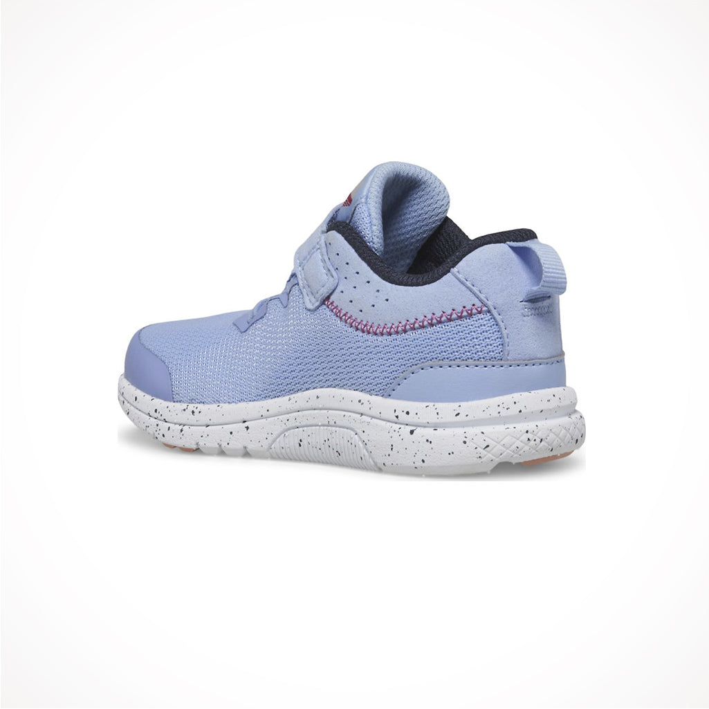 Product image: Footwear Saucony Kids Kinvara 14 AC Light Blue Iso Rear.