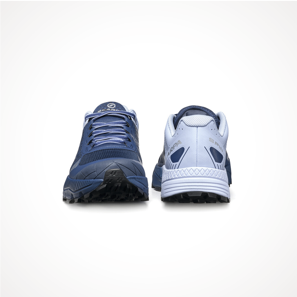 Product image: Footwear Scarpa Womens Spin Ultra GTX Lilac Navy Heel Toe.