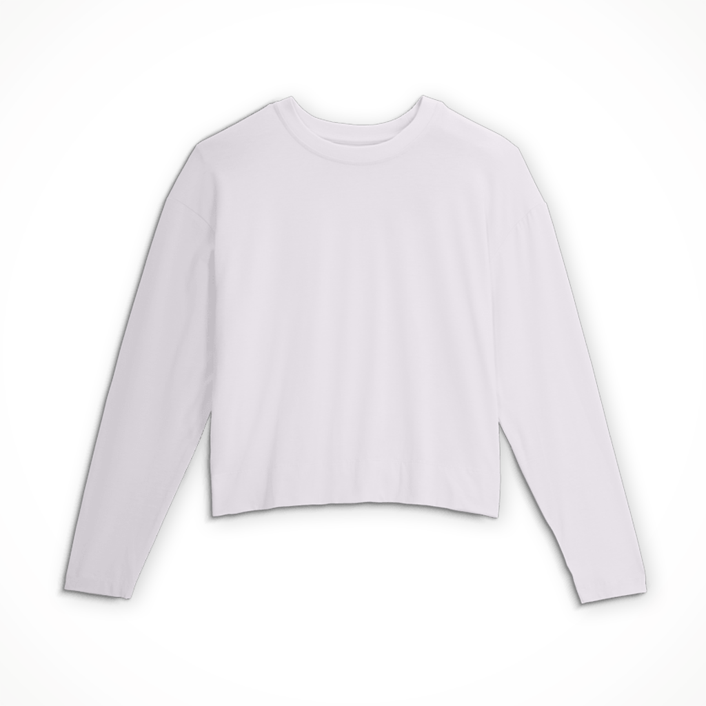Product image: Free Fly Bamboo Shade Crossover LS Bright White Womens 2026, shown in primary marketing view.